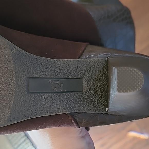 💥3for$12💥 New Directions Alysse suede & croc embossed boots, size 9 - Picture 8 of 11